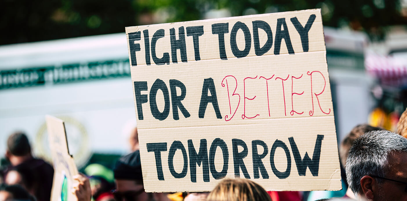 Climate change poster