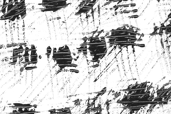 Texture made with fork marks
