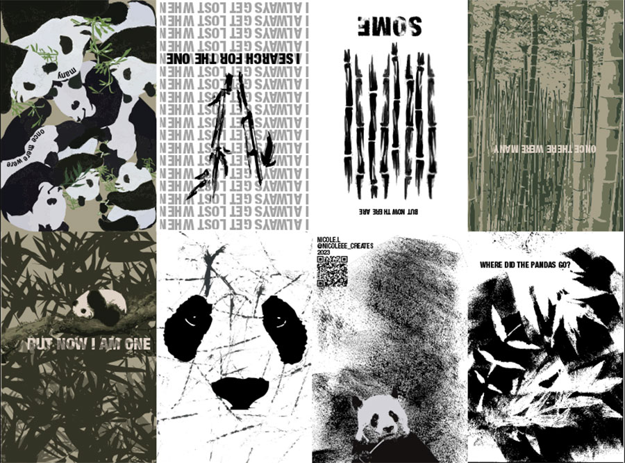 Image of iterative zine imposition designs