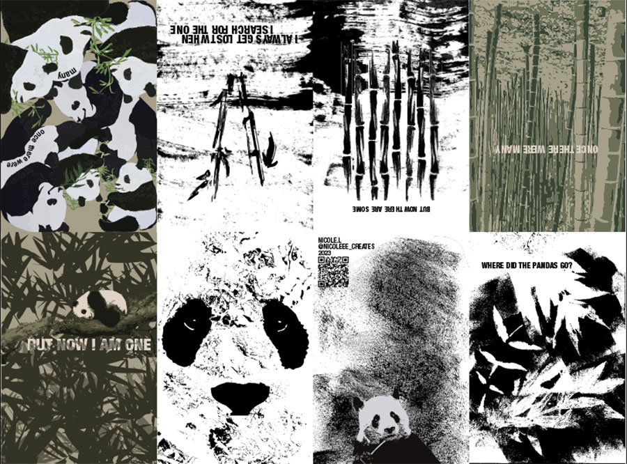 Image of iterative zine imposition designs