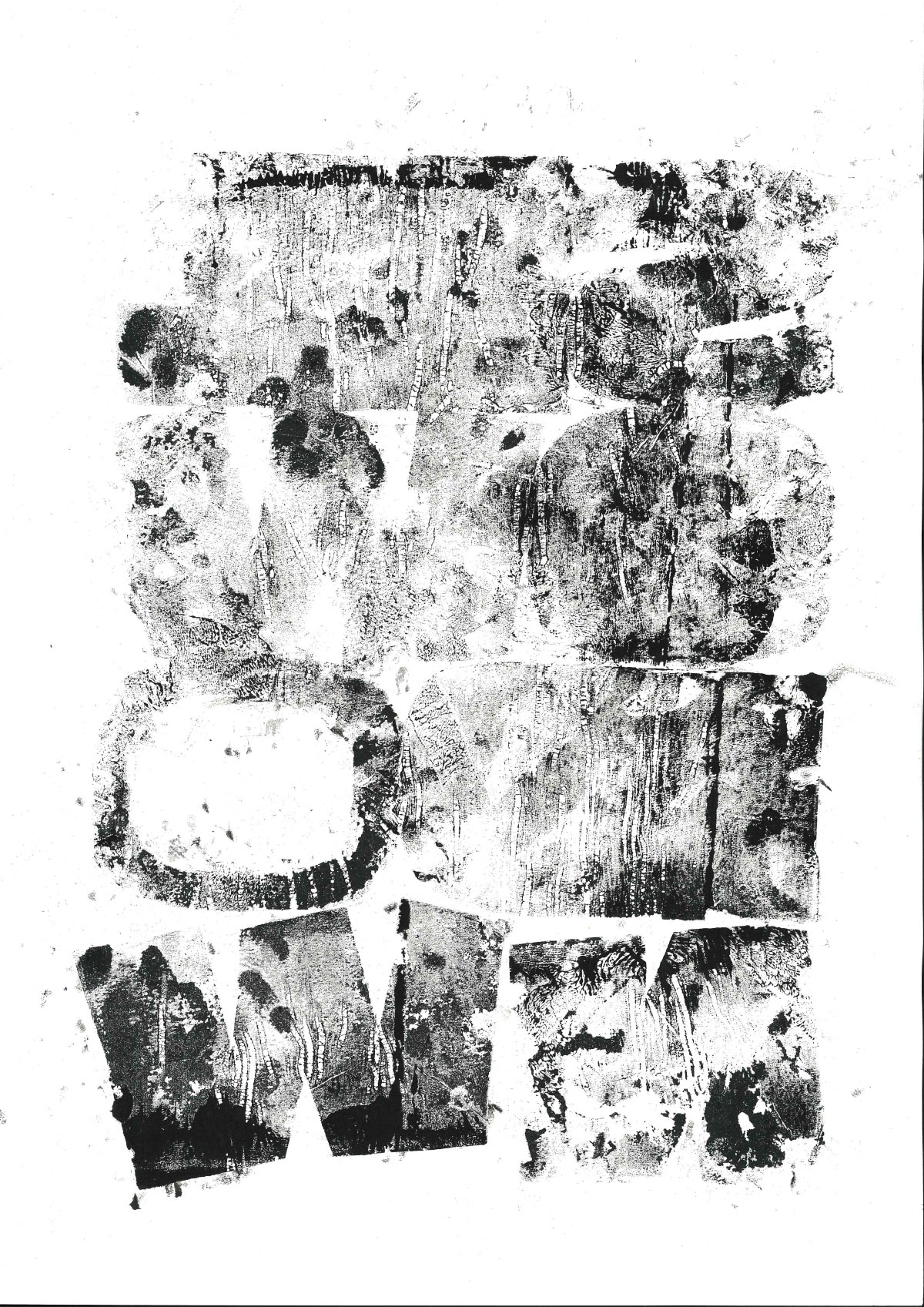 Image of raw screenprint results