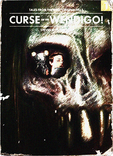A book cover showing a young boy in the eye of a skull.